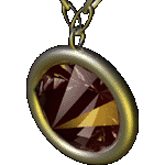   Crystal eye pendant